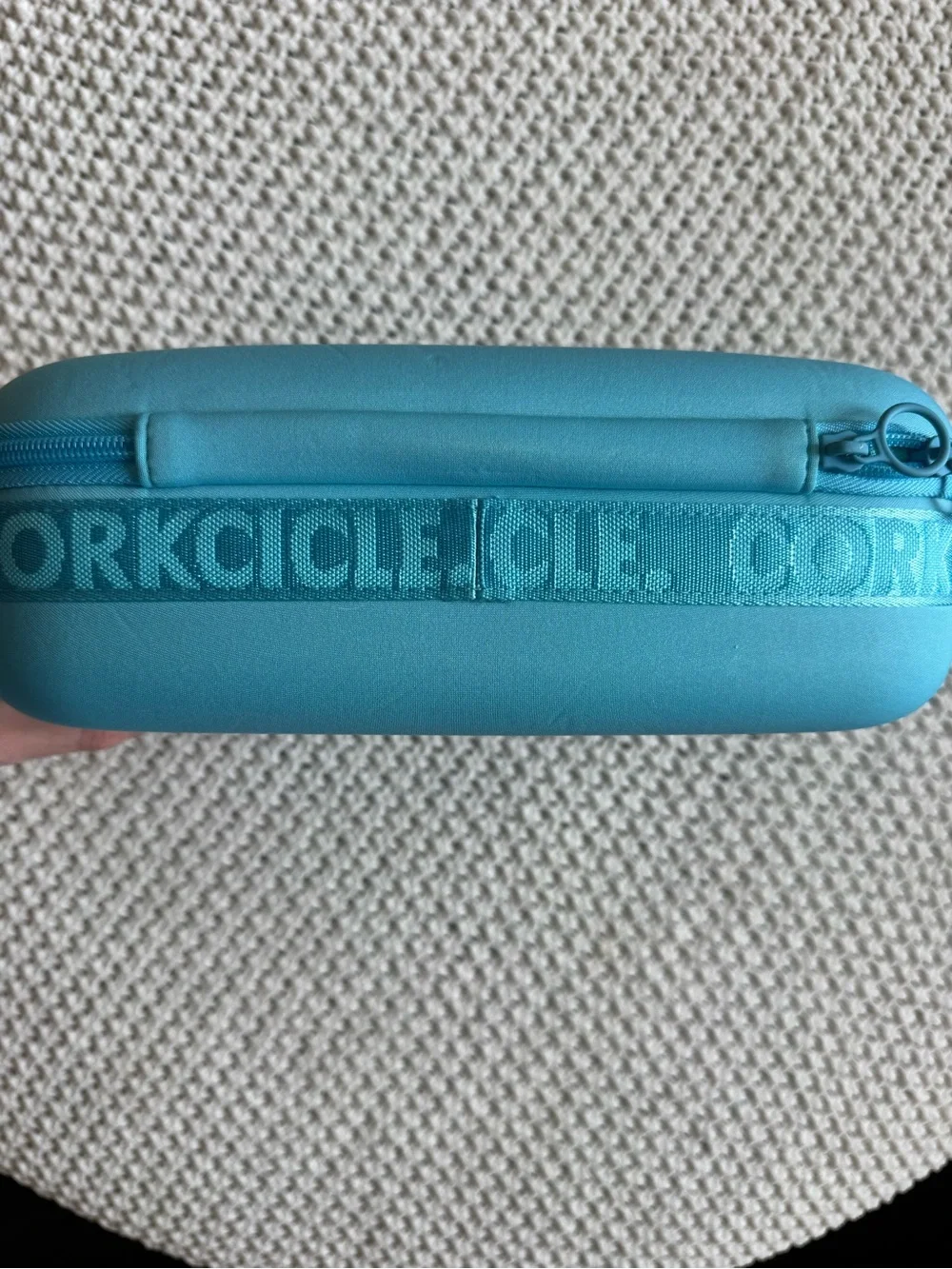 Corkcicle Santorini Insulated Lunch Box Cooler Bag Blue EUC